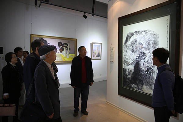 《2015中韩绘画作品交流展》在山东艺术学院长清校区美术馆开幕