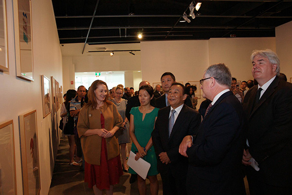 山东艺术学院李宗伟书记率队出访澳大利亚哥利菲斯大学