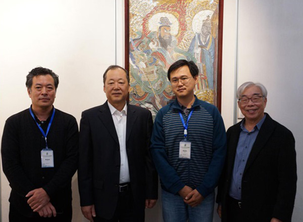 美术学院获奖师生参加永乐宫书画艺术节开幕式