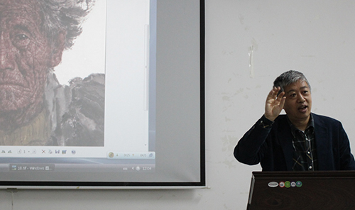 中国美院博导吴宪生教授讲座∶《谈后中国画时期的人物画创作》