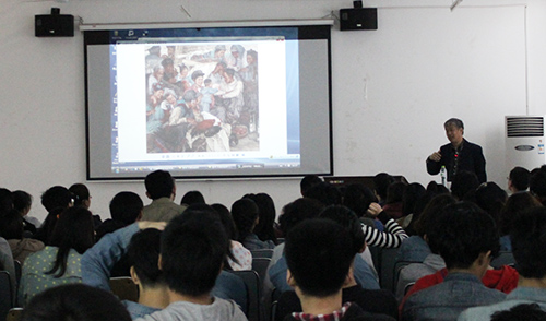 中国美院博导吴宪生教授讲座∶《谈后中国画时期的人物画创作》