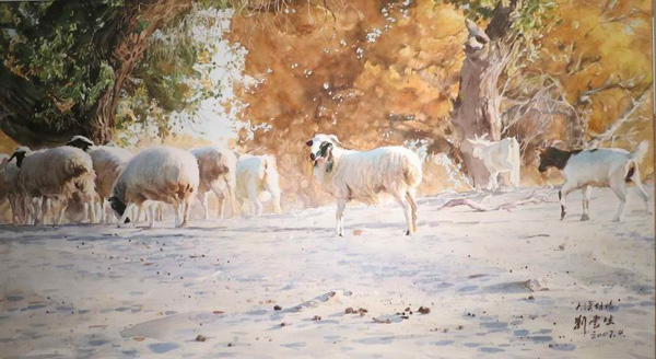 流光溢彩——刘云生水彩画展在中国美术馆开幕